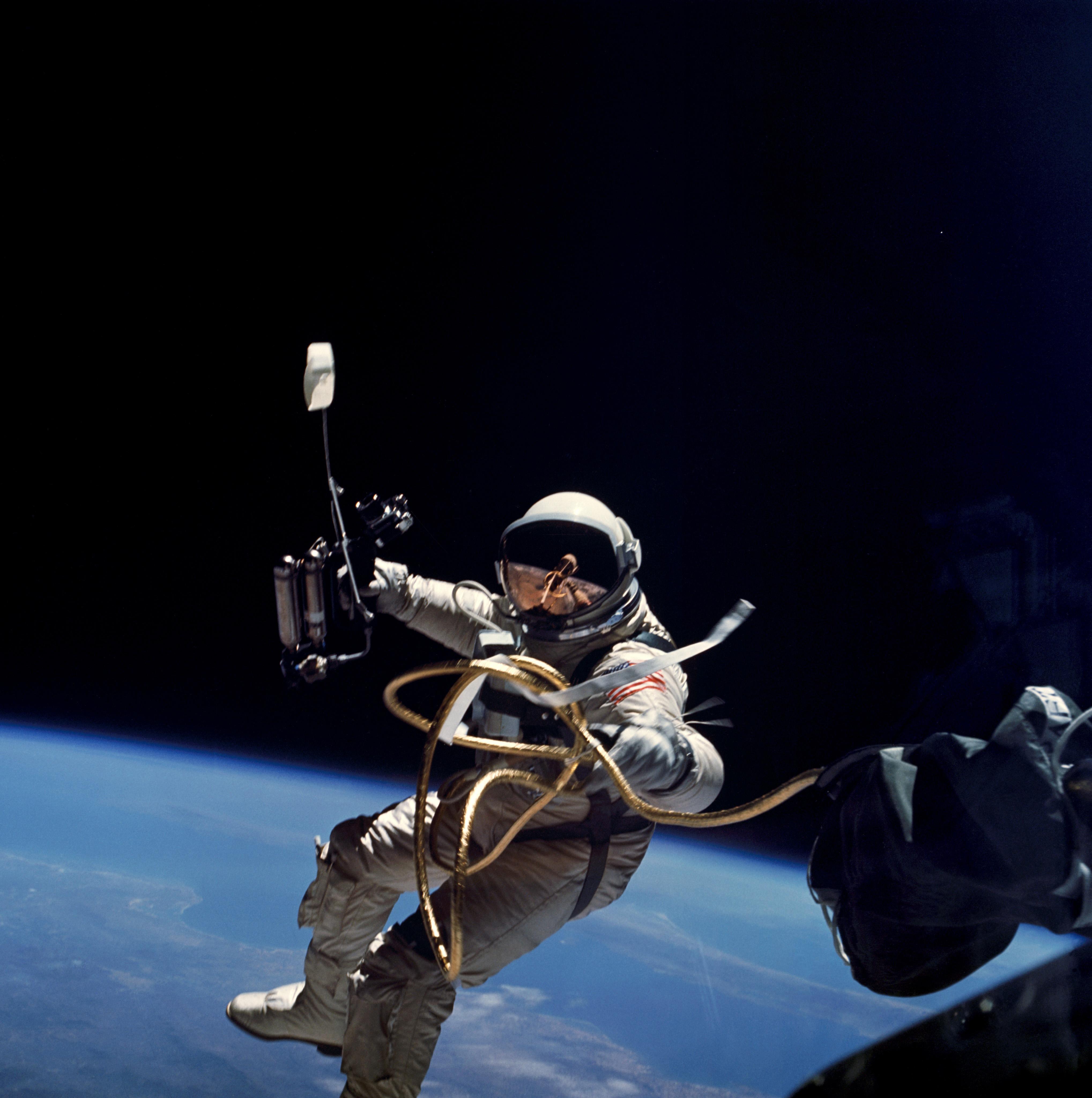 Gemini IV spacewalk (NASA image; public domain)
